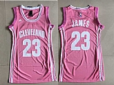 Women Cleveland Cavaliers #23 LeBron James Pink Swingman Jersey,baseball caps,new era cap wholesale,wholesale hats